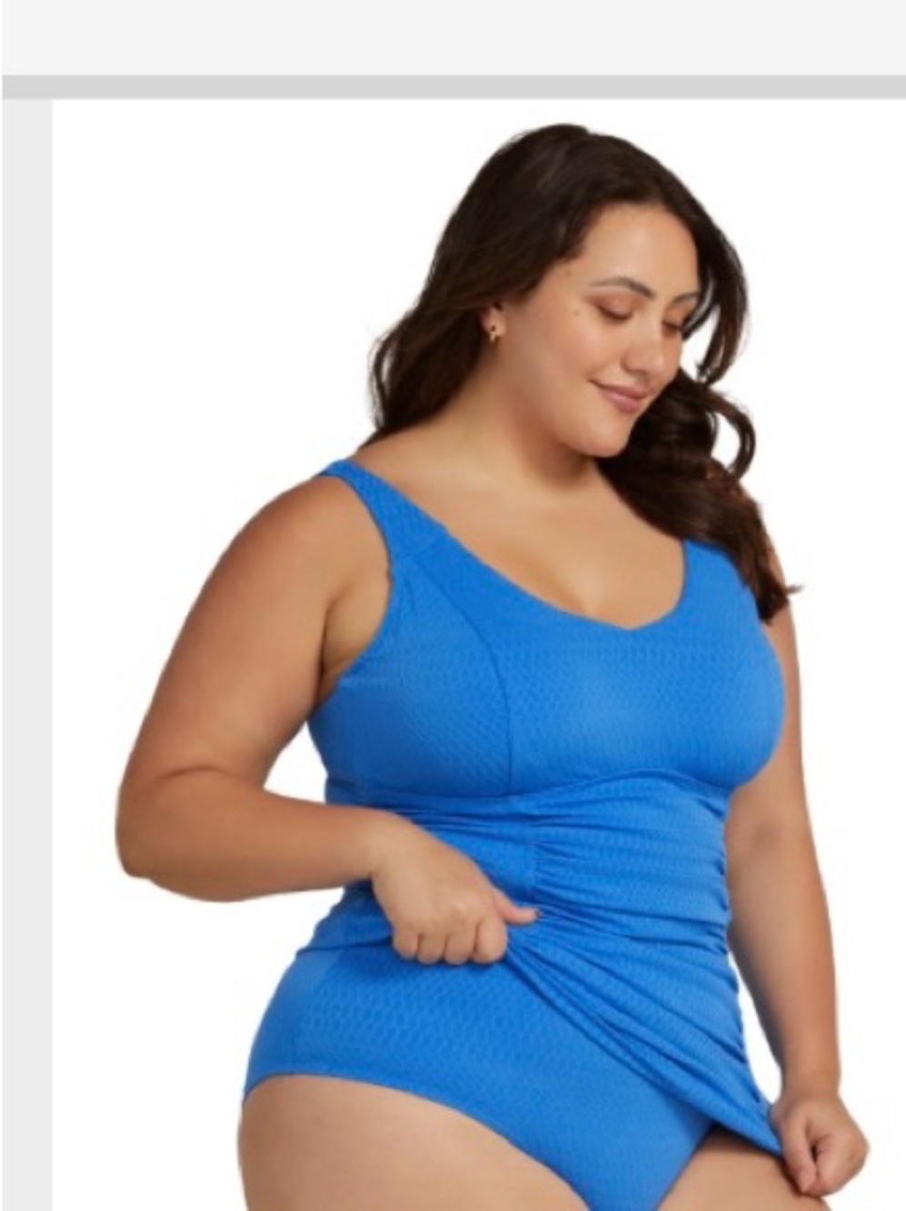 Artisan Blue Women’s Tankini top ONLY-